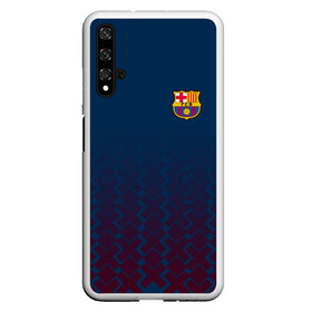 Чехол для Honor 20 с принтом FC Barca 2018 Creative uniform в Белгороде, Силикон | Область печати: задняя сторона чехла, без боковых панелей | fc | fc barcelona | fcb | барселона | спорт | спортивные | фк | футбол