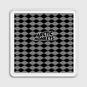 Магнит 55*55 с принтом Arctic Monkeys в Белгороде, Пластик | Размер: 65*65 мм; Размер печати: 55*55 мм | 