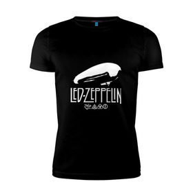 Мужская футболка премиум с принтом Led Zeppelin дирижабль в Белгороде, 92% хлопок, 8% лайкра | приталенный силуэт, круглый вырез ворота, длина до линии бедра, короткий рукав | led | led zeppelin | блюз | группа | джимми пейдж | джон генри бонэм | джон пол джонс | лед зепелен | лед зеппелин | метал | роберт плант | рок | тяжелый | фолк | хард | хардрок | хеви | хевиметал