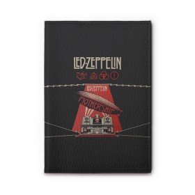 Обложка для автодокументов с принтом Led Zeppelin в Белгороде, натуральная кожа |  размер 19,9*13 см; внутри 4 больших “конверта” для документов и один маленький отдел — туда идеально встанут права | Тематика изображения на принте: led | led zeppelin | блюз | группа | джимми пейдж | джон генри бонэм | джон пол джонс | лед зепелен | лед зеппелин | метал | роберт плант | рок | тяжелый | фолк | хард | хардрок | хеви | хевиметал