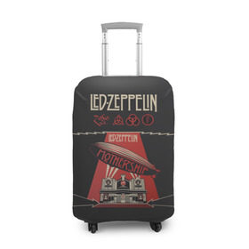 Чехол для чемодана 3D с принтом Led Zeppelin в Белгороде, 86% полиэфир, 14% спандекс | двустороннее нанесение принта, прорези для ручек и колес | led | led zeppelin | блюз | группа | джимми пейдж | джон генри бонэм | джон пол джонс | лед зепелен | лед зеппелин | метал | роберт плант | рок | тяжелый | фолк | хард | хардрок | хеви | хевиметал