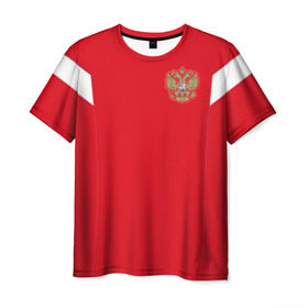 Мужская футболка 3D с принтом Россия чемпионат мира 2018 в Белгороде, 100% полиэфир | прямой крой, круглый вырез горловины, длина до линии бедер | championship | cup | russia | world | мира | мундиаль | россия | чемпионат