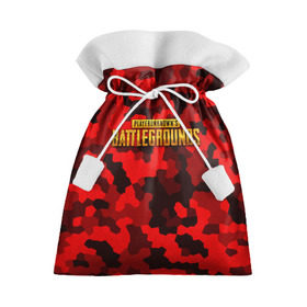 Подарочный 3D мешок с принтом PUBG Red Military в Белгороде, 100% полиэстер | Размер: 29*39 см | Тематика изображения на принте: battle royal | playerunknowns battlegrounds | pubg | пабг | пубг