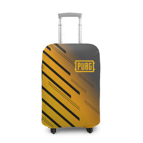 Чехол для чемодана 3D с принтом PUBG Cybersport в Белгороде, 86% полиэфир, 14% спандекс | двустороннее нанесение принта, прорези для ручек и колес | playerunknowns battlegrounds | pubg | боевик | шутеры