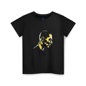 Детская футболка хлопок с принтом Oxxxymiron 1703 в Белгороде, 100% хлопок | круглый вырез горловины, полуприлегающий силуэт, длина до линии бедер | 1703 | oxxxy | oxxxymiron | мирон | окси