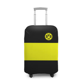 Чехол для чемодана 3D с принтом Borussia 2018 Black and Yellow в Белгороде, 86% полиэфир, 14% спандекс | двустороннее нанесение принта, прорези для ручек и колес | боруссия | дортмунд