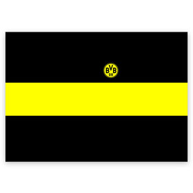 Поздравительная открытка с принтом Borussia 2018 Black and Yellow в Белгороде, 100% бумага | плотность бумаги 280 г/м2, матовая, на обратной стороне линовка и место для марки
 | боруссия | дортмунд