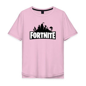 Мужская футболка хлопок Oversize с принтом Fortnite в Белгороде, 100% хлопок | свободный крой, круглый ворот, “спинка” длиннее передней части | epic games | fort | fortnite battle | fortnite battle royale | fortnite royale | playerunknowns battlegrounds | survival | королевский битва