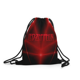 Рюкзак-мешок 3D с принтом Led Zeppelin в Белгороде, 100% полиэстер | плотность ткани — 200 г/м2, размер — 35 х 45 см; лямки — толстые шнурки, застежка на шнуровке, без карманов и подкладки | 