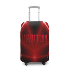 Чехол для чемодана 3D с принтом Led Zeppelin в Белгороде, 86% полиэфир, 14% спандекс | двустороннее нанесение принта, прорези для ручек и колес | 