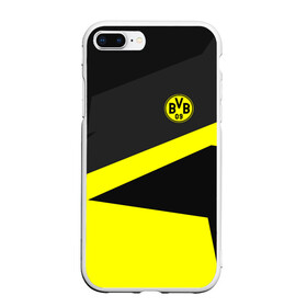 Чехол для iPhone 7Plus/8 Plus матовый с принтом Borussia 2018 Geometry Sport в Белгороде, Силикон | Область печати: задняя сторона чехла, без боковых панелей | fc |  borussia dortmund | боруссия | спорт | спортивные | фк | футбол | футбольный клуб