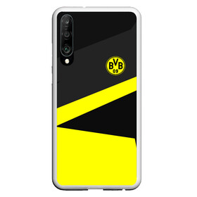 Чехол для Honor P30 с принтом Borussia 2018 Geometry Sport в Белгороде, Силикон | Область печати: задняя сторона чехла, без боковых панелей | fc |  borussia dortmund | боруссия | спорт | спортивные | фк | футбол | футбольный клуб