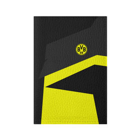 Обложка для паспорта матовая кожа с принтом Borussia 2018 Geometry Sport в Белгороде, натуральная матовая кожа | размер 19,3 х 13,7 см; прозрачные пластиковые крепления | fc |  borussia dortmund | боруссия | спорт | спортивные | фк | футбол | футбольный клуб