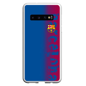 Чехол для Samsung Galaxy S10 с принтом FC Barca 2018 Original в Белгороде, Силикон | Область печати: задняя сторона чехла, без боковых панелей | Тематика изображения на принте: fc | fc barcelona | fcb | барселона | спорт | спортивные | фк | футбол | футбольный клуб