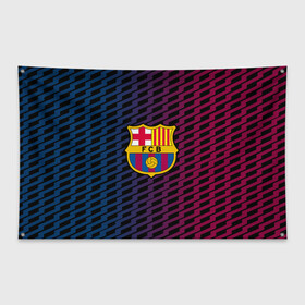 Флаг-баннер с принтом FC Barca 2018 Creative uniform в Белгороде, 100% полиэстер | размер 67 х 109 см, плотность ткани — 95 г/м2; по краям флага есть четыре люверса для крепления | fc | fc barcelona | fcb | барселона | спорт | спортивные | фк | футбол | футбольный клуб