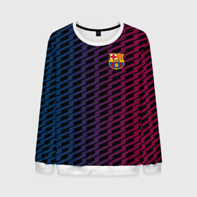 Мужской свитшот 3D с принтом FC Barca 2018 Creative uniform в Белгороде, 100% полиэстер с мягким внутренним слоем | круглый вырез горловины, мягкая резинка на манжетах и поясе, свободная посадка по фигуре | fc | fc barcelona | fcb | барселона | спорт | спортивные | фк | футбол | футбольный клуб