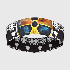 Повязка на голову 3D с принтом S.T.A.L.K.E.R ЯДЕРНАЯ ЗИМА | СТАЛКЕР в Белгороде,  |  | stalker | зима | новогодние | новый год | радиация | сталкер | чернобыль