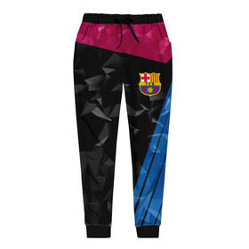 Женские брюки 3D с принтом FC Barca 2018 Creative uniform в Белгороде, полиэстер 100% | прямой крой, два кармана без застежек по бокам, с мягкой трикотажной резинкой на поясе и по низу штанин. В поясе для дополнительного комфорта — широкие завязки | fc | fc barcelona | fcb | барселона | спорт | спортивные | фк | футбол | футбольный клуб