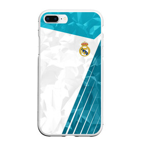 Чехол для iPhone 7Plus/8 Plus матовый с принтом Real Madrid 2018 Abstract в Белгороде, Силикон | Область печати: задняя сторона чехла, без боковых панелей | fc | real madrid | реал мадрид | спорт | спортивные | фк | футбол | футбольный клуб