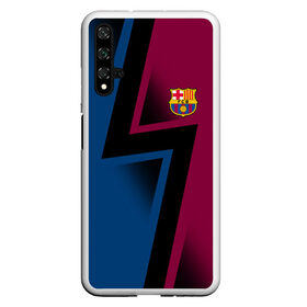 Чехол для Honor 20 с принтом FC Barca 2018 Creative uniform в Белгороде, Силикон | Область печати: задняя сторона чехла, без боковых панелей | fc | fc barcelona | fcb | барселона | спорт | спортивные | фк | футбол | футбольный клуб