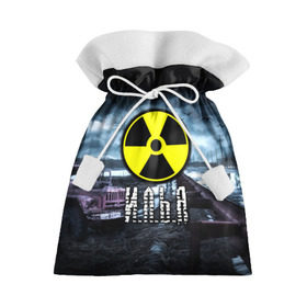 Подарочный 3D мешок с принтом S.T.A.L.K.E.R. - И.Л.Ь.Я в Белгороде, 100% полиэстер | Размер: 29*39 см | stalker | ильюха | ильюша | илья | имена | припять | радиация | сталкер | чернобыль