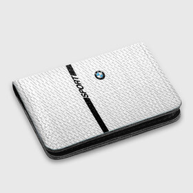 Картхолдер с принтом с принтом BMW 2018 White Sport в Белгороде, натуральная матовая кожа | размер 7,3 х 10 см; кардхолдер имеет 4 кармана для карт; | Тематика изображения на принте: bmw | автомобильные | бмв | машины