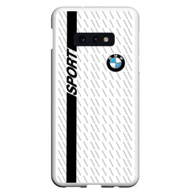 Чехол для Samsung S10E с принтом BMW 2018 White Sport в Белгороде, Силикон | Область печати: задняя сторона чехла, без боковых панелей | bmw | автомобильные | бмв | машины