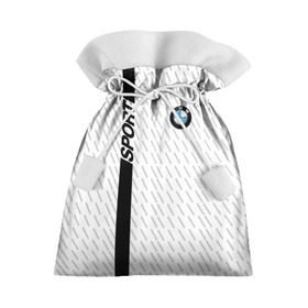 Подарочный 3D мешок с принтом BMW 2018 White Sport в Белгороде, 100% полиэстер | Размер: 29*39 см | bmw | автомобильные | бмв | машины