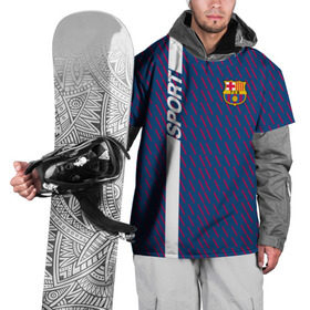 Накидка на куртку 3D с принтом FC Barca 2018 Creative uniform в Белгороде, 100% полиэстер |  | fc | fc barcelona | fcb | барселона | спорт | спортивные | фк | футбол | футбольный клуб