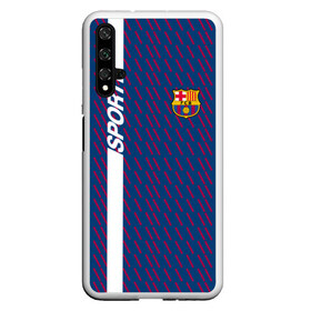 Чехол для Honor 20 с принтом FC Barca 2018 Creative uniform в Белгороде, Силикон | Область печати: задняя сторона чехла, без боковых панелей | fc | fc barcelona | fcb | барселона | спорт | спортивные | фк | футбол | футбольный клуб