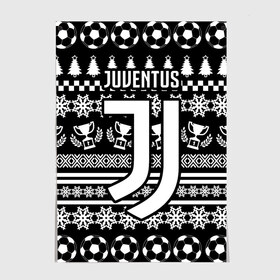 Постер с принтом Juventus 2018 Новогодний в Белгороде, 100% бумага
 | бумага, плотность 150 мг. Матовая, но за счет высокого коэффициента гладкости имеет небольшой блеск и дает на свету блики, но в отличии от глянцевой бумаги не покрыта лаком | fc | juventus | спорт | спортивные | фк | футбол | футбольный клуб | ювентус