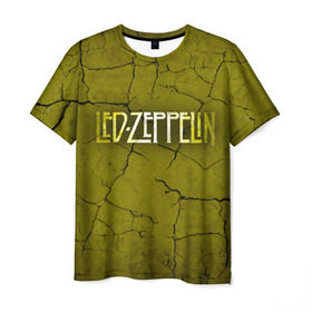 Мужская футболка 3D с принтом Led Zeppelin в Белгороде, 100% полиэфир | прямой крой, круглый вырез горловины, длина до линии бедер | Тематика изображения на принте: led zeppelin | группа | джимми пейдж | джон генри бонэм | джон пол джонс | лед зепелен | лед зеппелин | роберт плант | рок