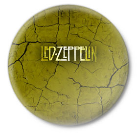 Значок с принтом Led Zeppelin в Белгороде,  металл | круглая форма, металлическая застежка в виде булавки | led zeppelin | группа | джимми пейдж | джон генри бонэм | джон пол джонс | лед зепелен | лед зеппелин | роберт плант | рок
