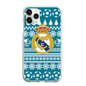 Чехол для iPhone 11 Pro матовый с принтом Ronaldo 7 Новогодний в Белгороде, Силикон |  | fc | real madrid | реал мадрид | спорт | спортивные | фк | футбол | футбольный клуб