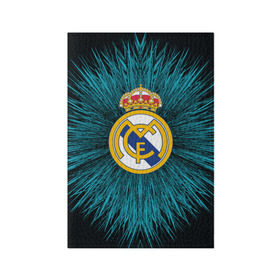 Обложка для паспорта матовая кожа с принтом Real Madrid 2018 Abstract в Белгороде, натуральная матовая кожа | размер 19,3 х 13,7 см; прозрачные пластиковые крепления | fc | real madrid | реал мадрид | спорт | спортивные | фк | футбол | футбольный клуб