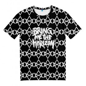 Мужская футболка 3D с принтом Bring Me the Horizon в Белгороде, 100% полиэфир | прямой крой, круглый вырез горловины, длина до линии бедер | bmth | bring me the horizon | альтернативный метал | альтернативный рок | бмтх | бмтш | группа | достань для меня горизонт | дэткор | метал | рок | электроник рок