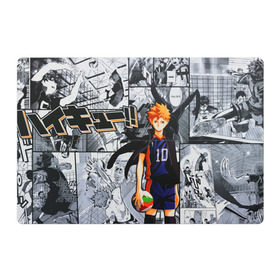 Магнитный плакат 3Х2 с принтом Сёё Хината в Белгороде, Полимерный материал с магнитным слоем | 6 деталей размером 9*9 см | anime | haikyuu | аниме | сёё хината