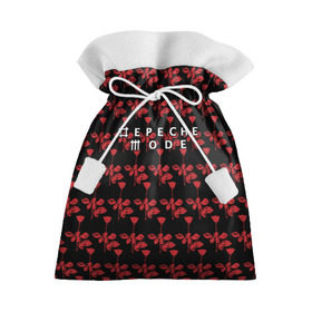 Подарочный 3D мешок с принтом Depeche Mode в Белгороде, 100% полиэстер | Размер: 29*39 см | Тематика изображения на принте: depeche mode | вестник моды | депеш мод | дэйв гаан | мартин гор | роза | энди флетчер