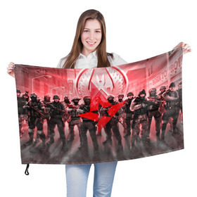 Флаг 3D с принтом CS GO Astralis team в Белгороде, 100% полиэстер | плотность ткани — 95 г/м2, размер — 67 х 109 см. Принт наносится с одной стороны | astralis | counter strike | cs | cs go | global | go.offensive | шутер