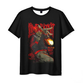 Мужская футболка 3D с принтом Limp Bizkit в Белгороде, 100% полиэфир | прямой крой, круглый вырез горловины, длина до линии бедер | lb | limp bizkit | группа | джон отто | лб | лимбизкит | лимп бизкит | лимпбизкит | метал | музыка | ню | нюметал | песни | размякшее печенье | рок | рэп | сэм риверс | уэс борланд | фред дёрст