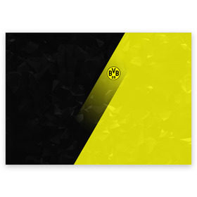 Поздравительная открытка с принтом FC Borussia 2018 Элита в Белгороде, 100% бумага | плотность бумаги 280 г/м2, матовая, на обратной стороне линовка и место для марки
 | Тематика изображения на принте: боруссия | дортмунд