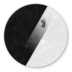 Коврик круглый с принтом Juventus 2018 Элита в Белгороде, резина и полиэстер | круглая форма, изображение наносится на всю лицевую часть | fc | juventus | спорт | спортивные | фк | футбол | футбольный клуб | ювентус