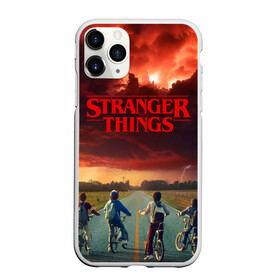 Чехол для iPhone 11 Pro матовый с принтом Stranger Things в Белгороде, Силикон |  | Тематика изображения на принте: stranger things | очень странные дела