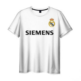 Мужская футболка 3D с принтом Zidane ретро в Белгороде, 100% полиэфир | прямой крой, круглый вырез горловины, длина до линии бедер | Тематика изображения на принте: champions | league | madrid | real | retro | spain | zidane | zinedine | зидан | зинедин | лига | мадрид | реал | ретро | чемпионов