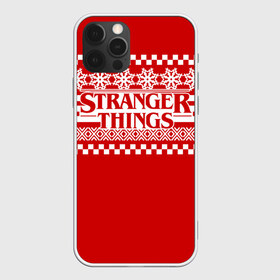Чехол для iPhone 12 Pro Max с принтом Свитер Stranger Things в Белгороде, Силикон |  | stranger things | новогодний | очень странные дела | праздничный | рождество | свитер