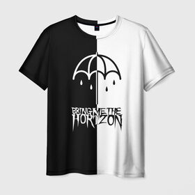 Мужская футболка 3D с принтом Bring Me the Horizon в Белгороде, 100% полиэфир | прямой крой, круглый вырез горловины, длина до линии бедер | bmth | bring me the horizon | бмтх | бринг ми зе хоризон | достань для меня горизон