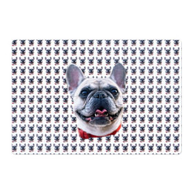 Магнитный плакат 3Х2 с принтом Французский бульдог в Белгороде, Полимерный материал с магнитным слоем | 6 деталей размером 9*9 см | бульдог | бульдожка | пес | песик | собака | французский бульдог