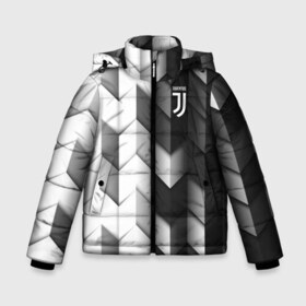 Зимняя куртка для мальчиков 3D с принтом Juventus 2018 Geometry Sport в Белгороде, ткань верха — 100% полиэстер; подклад — 100% полиэстер, утеплитель — 100% полиэстер | длина ниже бедра, удлиненная спинка, воротник стойка и отстегивающийся капюшон. Есть боковые карманы с листочкой на кнопках, утяжки по низу изделия и внутренний карман на молнии. 

Предусмотрены светоотражающий принт на спинке, радужный светоотражающий элемент на пуллере молнии и на резинке для утяжки | fc | juventus | спорт | спортивные | фк | футбол | футбольный клуб | ювентус