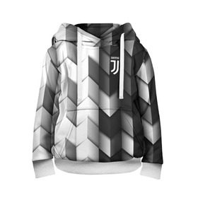 Детская толстовка 3D с принтом Juventus 2018 Geometry Sport в Белгороде, 100% полиэстер | двухслойный капюшон со шнурком для регулировки, мягкие манжеты на рукавах и по низу толстовки, спереди карман-кенгуру с мягким внутренним слоем | fc | juventus | спорт | спортивные | фк | футбол | футбольный клуб | ювентус