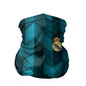 Бандана-труба 3D с принтом Real Madrid 2018 Sport в Белгороде, 100% полиэстер, ткань с особыми свойствами — Activecool | плотность 150‒180 г/м2; хорошо тянется, но сохраняет форму | Тематика изображения на принте: 